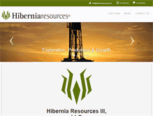 Tablet Screenshot of hiberniaresources.com